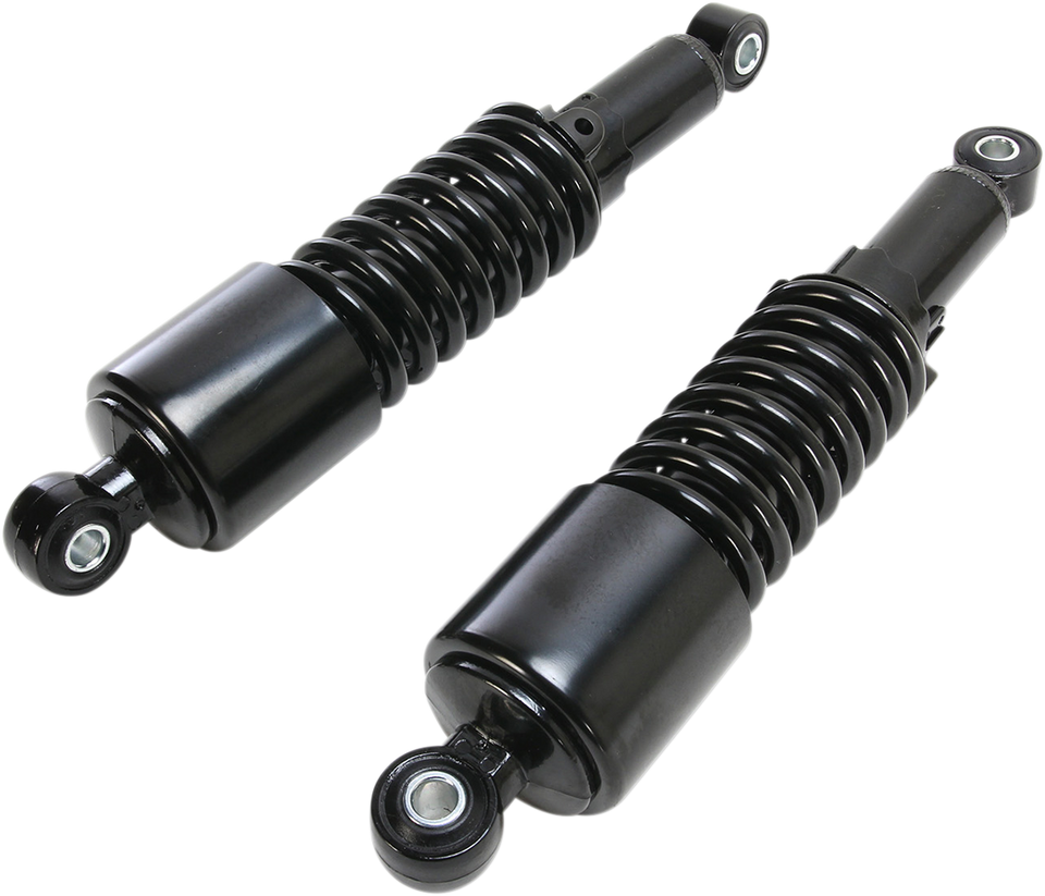 Custom Shorty Shocks with Shroud - Black Body/Black Spring Finish - Eye Lowering