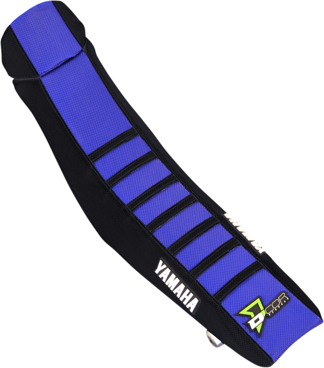 Seat Cover - Black/Blue - YZ85 02-21 - Lutzka's Garage