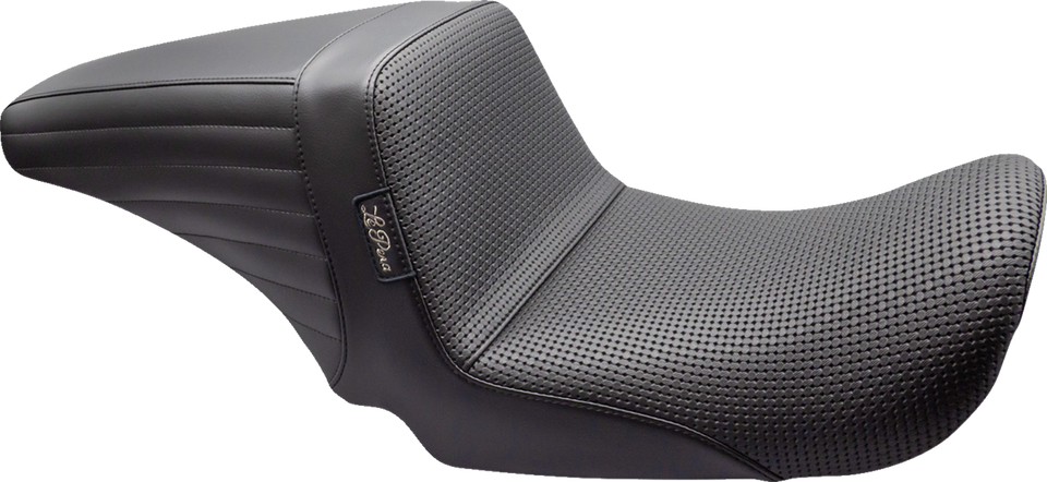 Kickflip Up Front Seat - Basketweave - Black - Dyna 06-17 - Lutzka's Garage