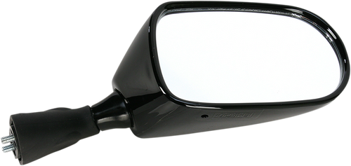 Mirror - Side View - Oval - Black - Right - Lutzka's Garage