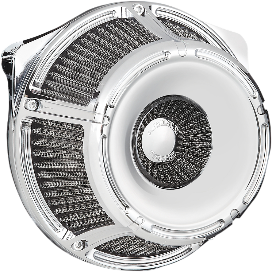 Inverted Series Air Cleaner Kit - Chrome - Lutzka's Garage
