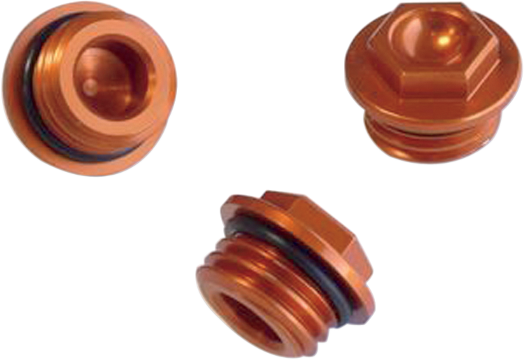 Aluminum Oil Filler Plug - Orange - Gas Gas/Husqvarna/KTM - Lutzka's Garage