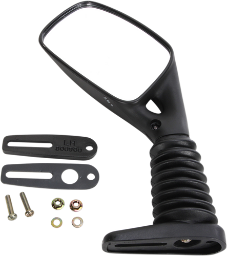 ZX Mirror - Black - Left - Lutzka's Garage