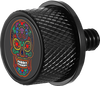 Seat Mounting Knob - Black - Sugar Skull - Lutzka's Garage