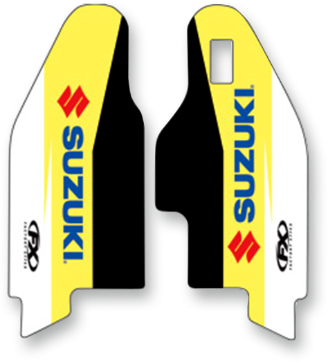 Fork Guard Graphic - Suzuki