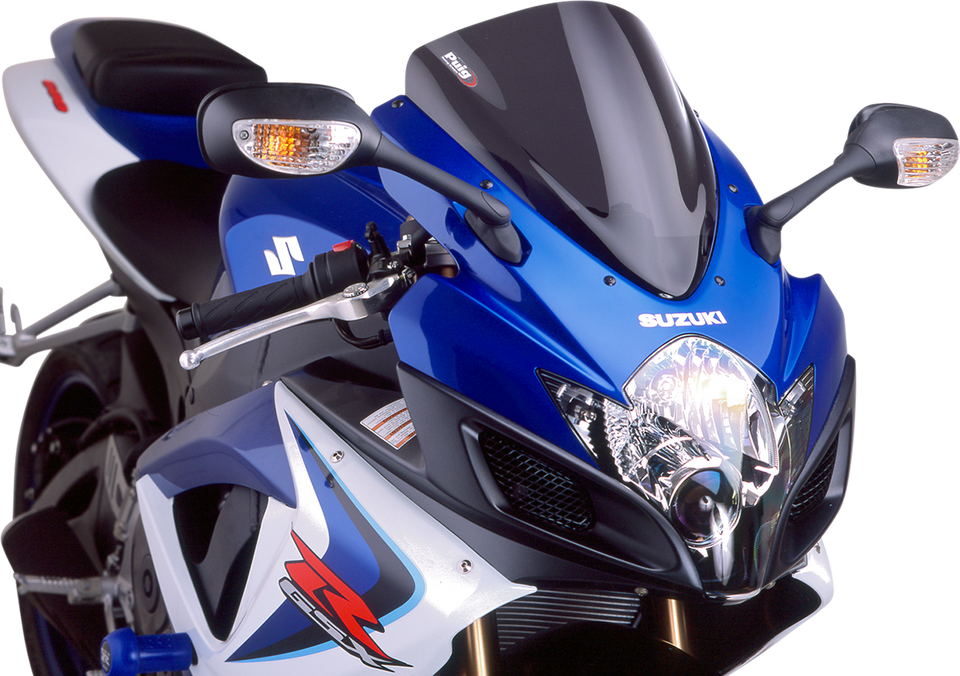 Race Windscreen - 14" - Dark Smoke - Suzuki - Lutzka's Garage