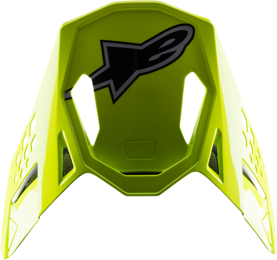 Supertech M8 Visor - Factory - Black/Fluo Yellow/Blue