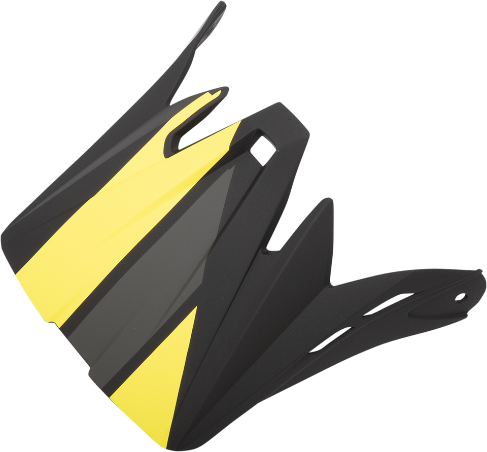 Rise Visor Kit - Child - Evac - Matte Black/Hi-Vis/Gray - Lutzka's Garage