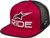 Ride 4.0 Trucker Hat - Red/Black/White - One Size - Lutzka's Garage