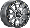 Wheel - SD10 Beadlock - Front/Rear - Gray w/Black Ring - 15x7