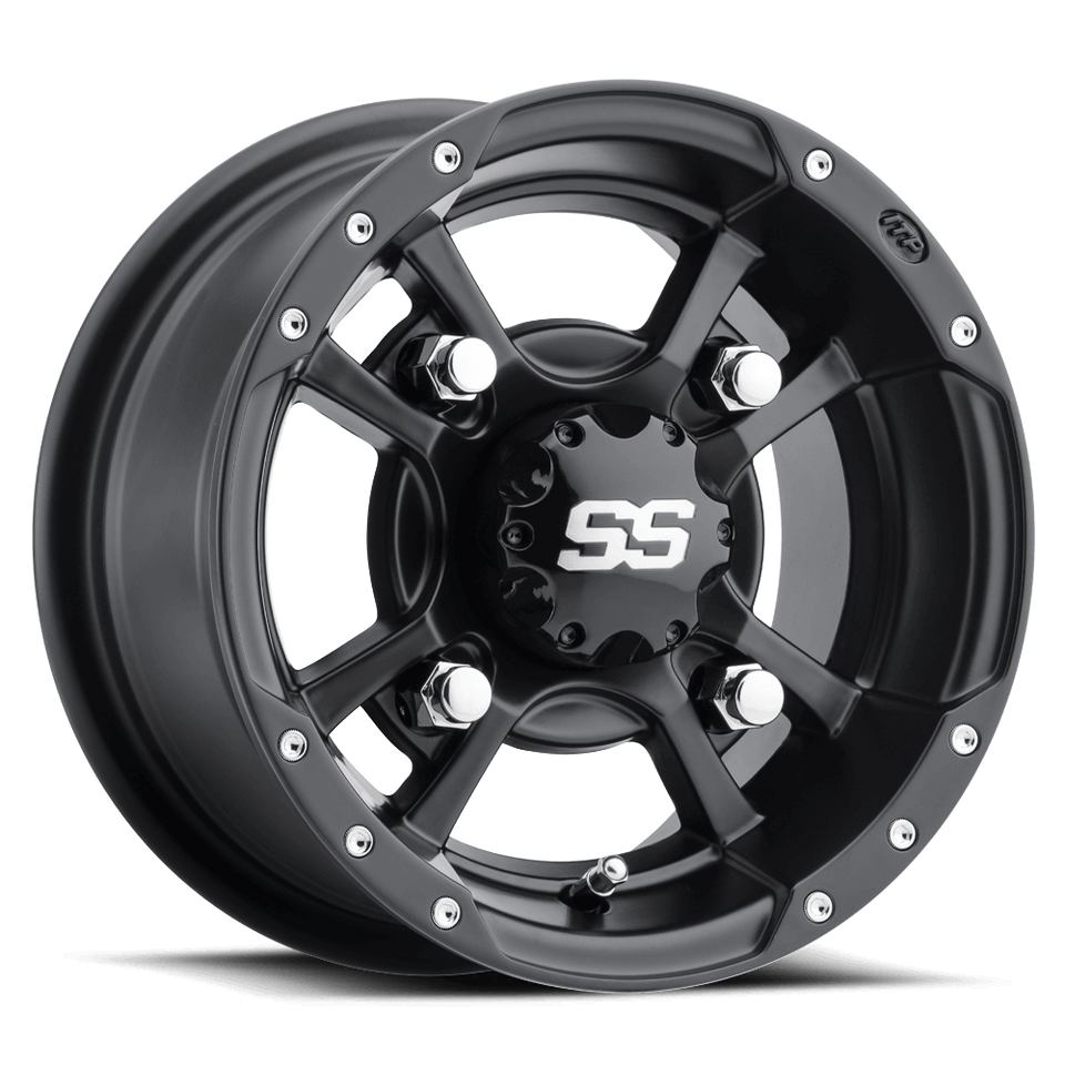 SS Alloy SS112 Sport Wheel - Rear - Black - 10x8 - 4/115 - 3+5 - Lutzka's Garage