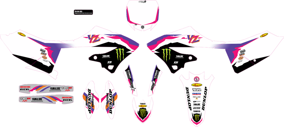 Graphic Kit - Monster Energy - YZ - Retro