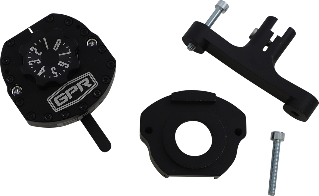 V5-S Steering Damper - Black - ZX636 - Lutzka's Garage