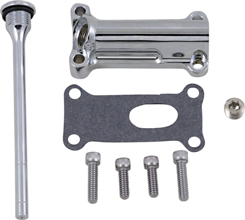 Engine Oil Spout Kit - Chrome - Lutzka's Garage