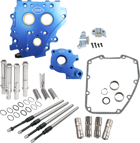 Cam Chest Kit without Cams - Chain Drive - Water Cooled - Chrome Pushrods - Twin Cam