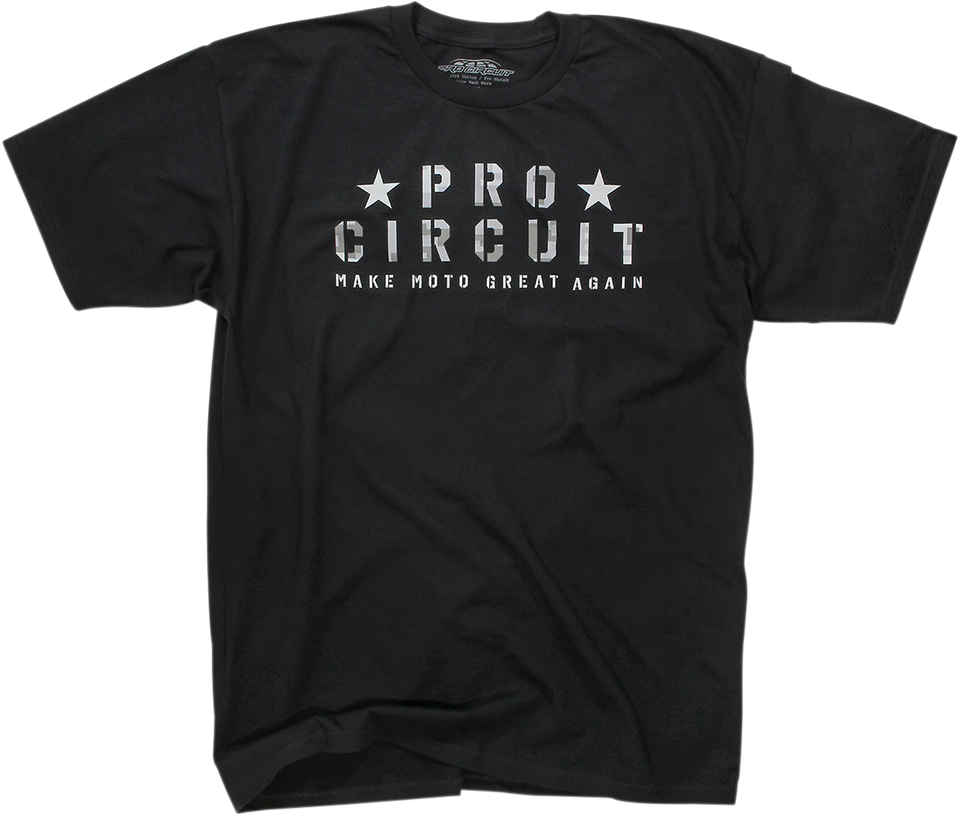 Flag T-Shirt - Black - Medium - Lutzka's Garage