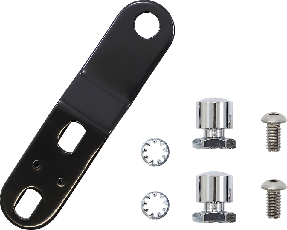 Bare Bones Pillion Pad - Smooth - Black - FL/FX 18-22 - Lutzka's Garage