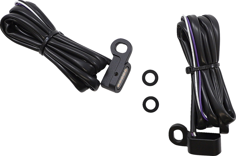 Marker Lights - White/Amber - Black - Lutzka's Garage