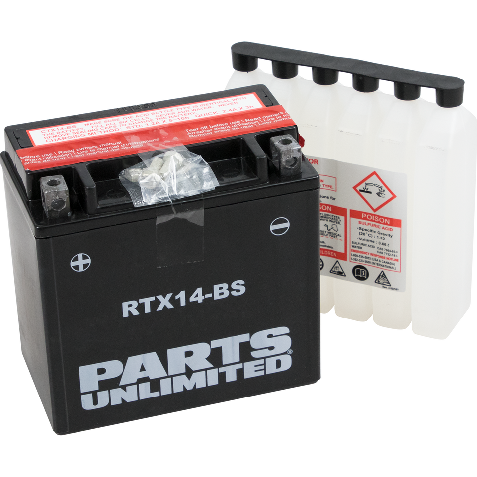 AGM Battery - RTX14-BS .69 L