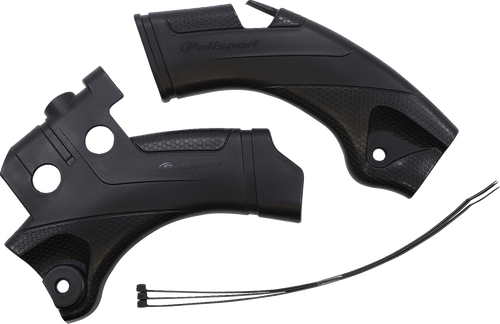 Frame Guards - Black - CRF 450R - Lutzka's Garage