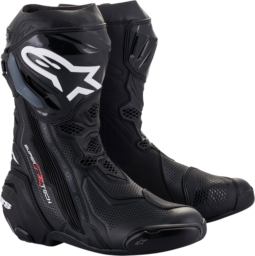 Supertech V Boots - Black - US 9.5 / EU 44 - Lutzka's Garage
