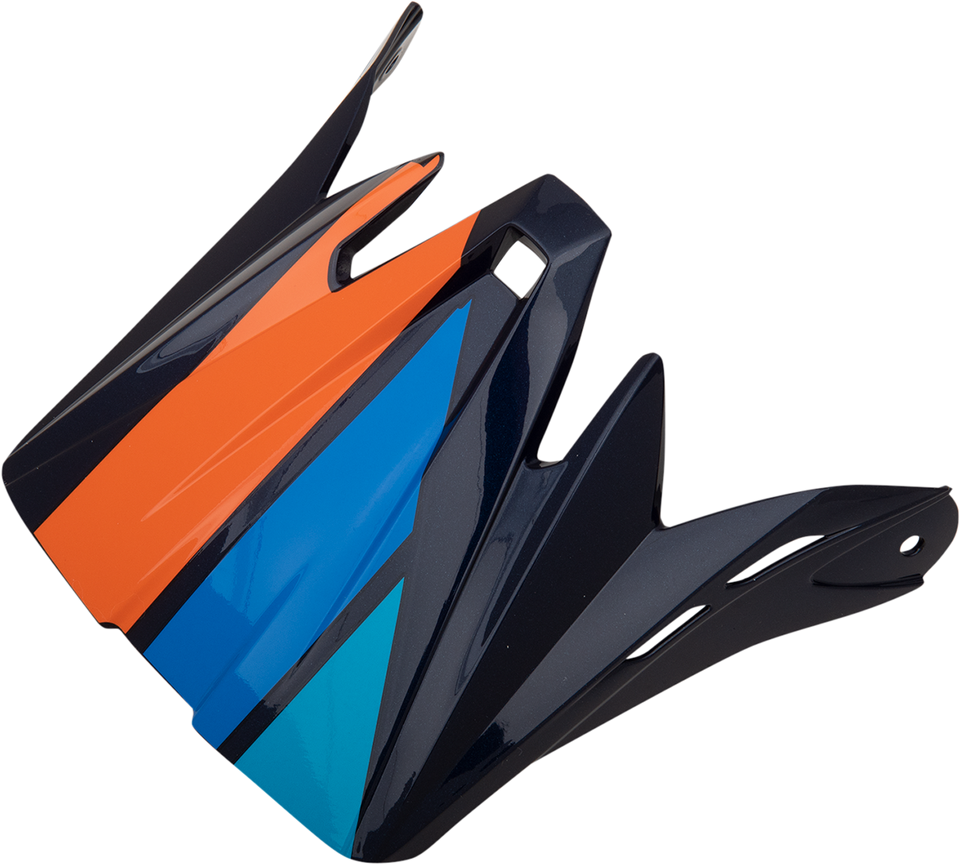 Rise Visor Kit - Child - Evac - Gloss Navy/Blue/Orange - Lutzka's Garage