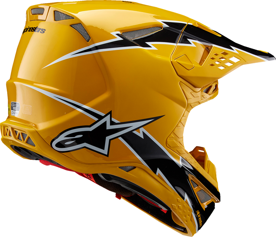 Supertech M10 Helmet - Ampress - MIPS® - Gloss Black/Yellow - XS - Lutzka's Garage