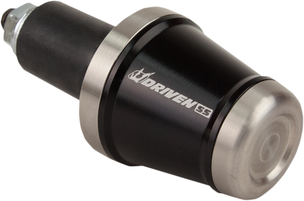 Bar End Weight - Stainless Steel/Black