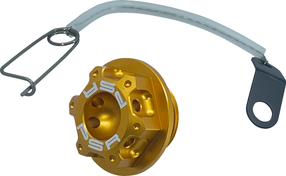 Oil Cap Kit - Gold - M20 x 1.5 - Aprilia/Kawasaki/Suzuki/Yamaha - Lutzka's Garage
