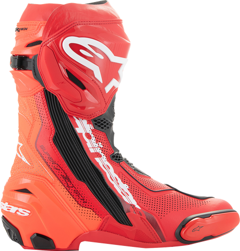 Supertech R Vented Boots - Red - US 12.5/EU 48 - Lutzka's Garage