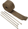 Lava Rock Exhaust Wrap Kit - Metallic - 2" x 25