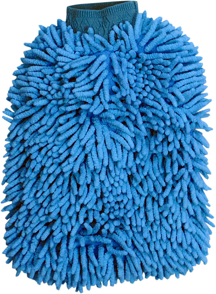 Microfiber Wash Mitt - Blue - Lutzka's Garage