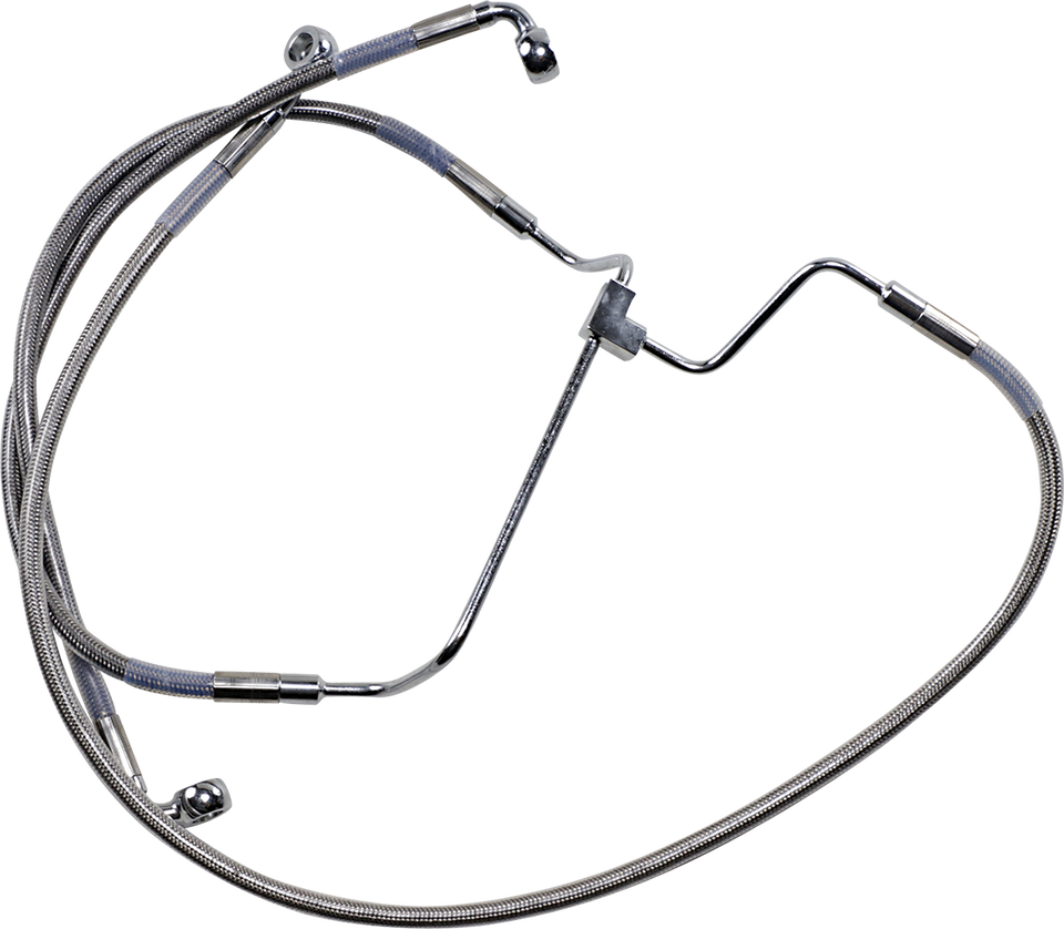 Brake Line - +4" - Stainless Steel - Lutzka's Garage