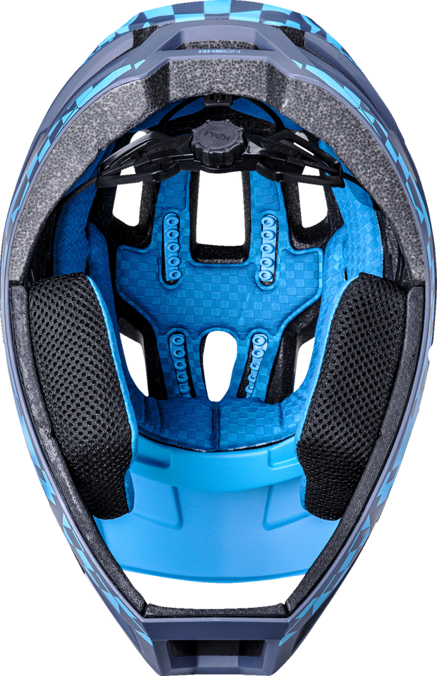 DH Invader Helmet - LTD Glitch - Matte Navy/Cyan - XS-M