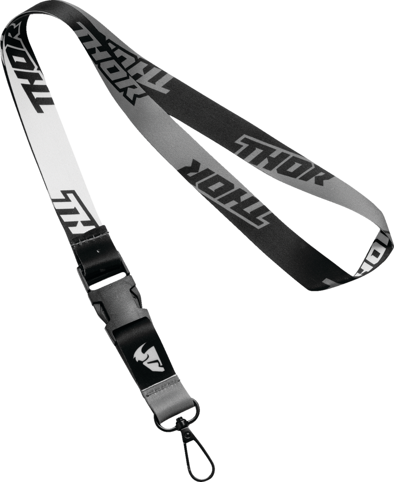Lanyard - Black/Gray - Lutzka's Garage