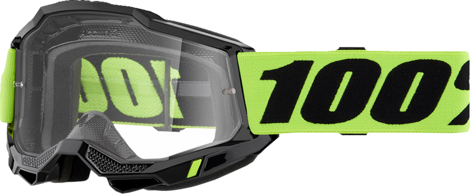 Accuri 2 Goggle - Neon Yellow - Clear - Lutzka's Garage