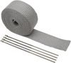 Fiberglass Exhaust Wrap Kit - Silver - 1" x 50 - Lutzka's Garage