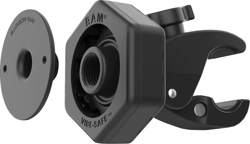 Ball Mount - Tough-Claw™ Base - 5/8" - 1-1/2" - Vibe Safe