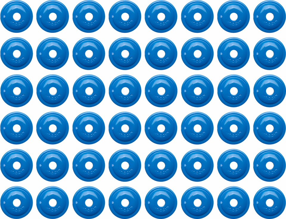 Support Plates - Blue - 48 Pack - Lutzka's Garage