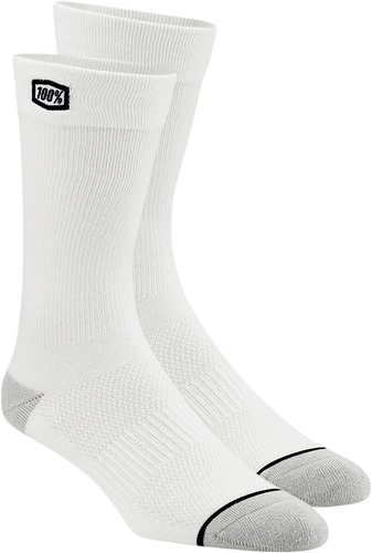 Solid Socks - White - Large/XL - Lutzka's Garage