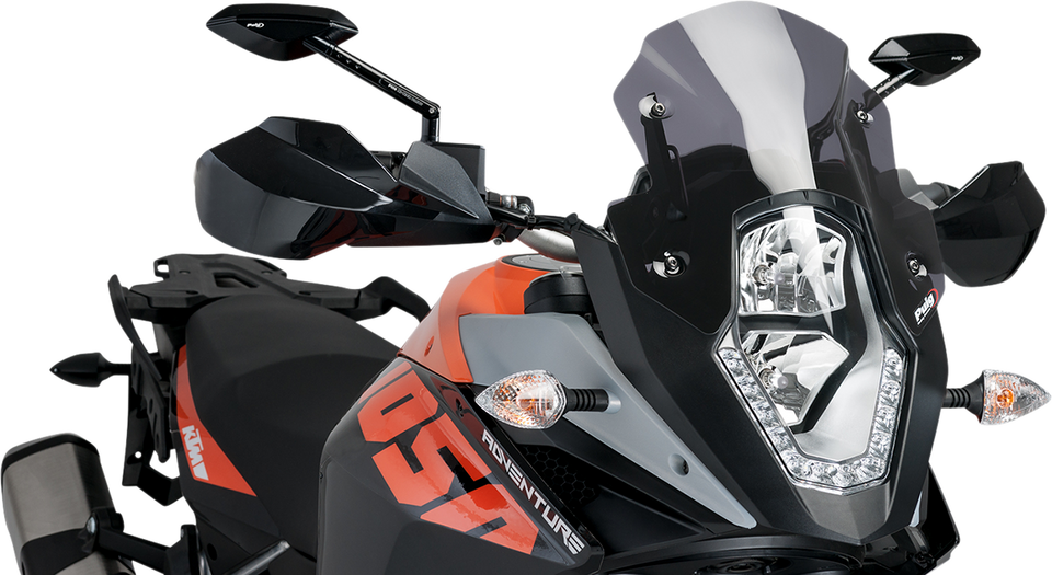 Race Windscreen - 12-3/8" - Dark Smoke - KTM - Lutzka's Garage