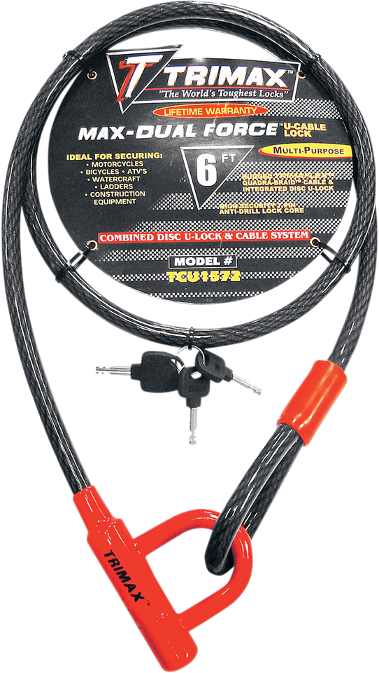 U-Lock and Cable Locks - 72"