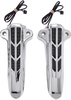 Forkini Lower Leg Covers - Chrome - With LEDs - Lutzka's Garage