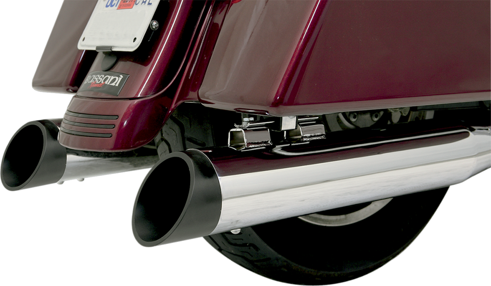 4" End Cap - Black - Slash - Lutzka's Garage