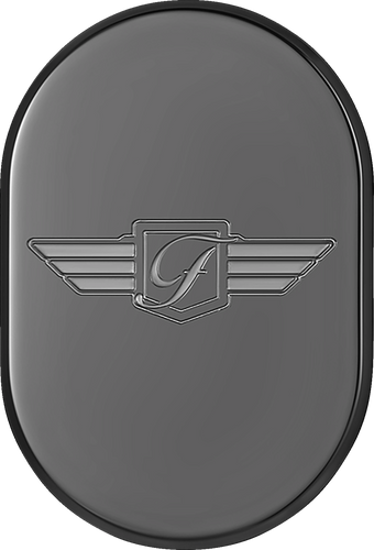 Antenna Cover - Right Rear Fender - FD Logo - Black - Lutzka's Garage