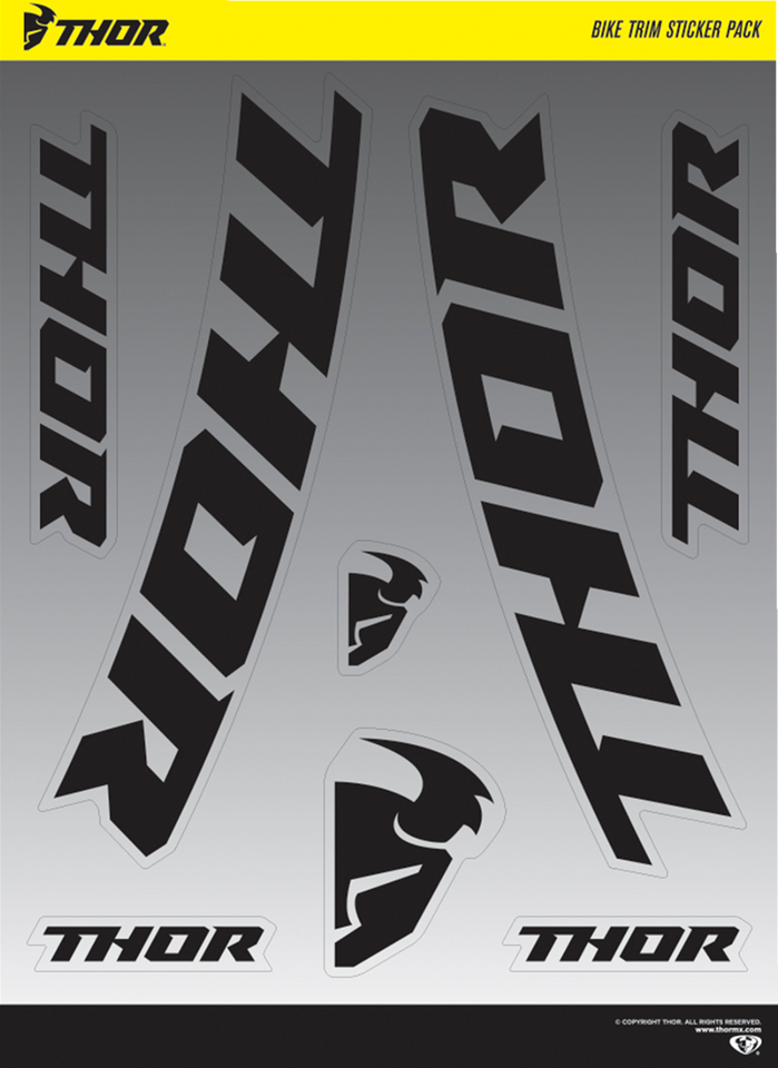 Decal Sheet - Bike Trim
