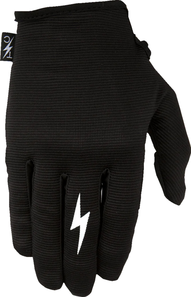 Stealth Leather Palm Gloves - Black - Small - Lutzka's Garage