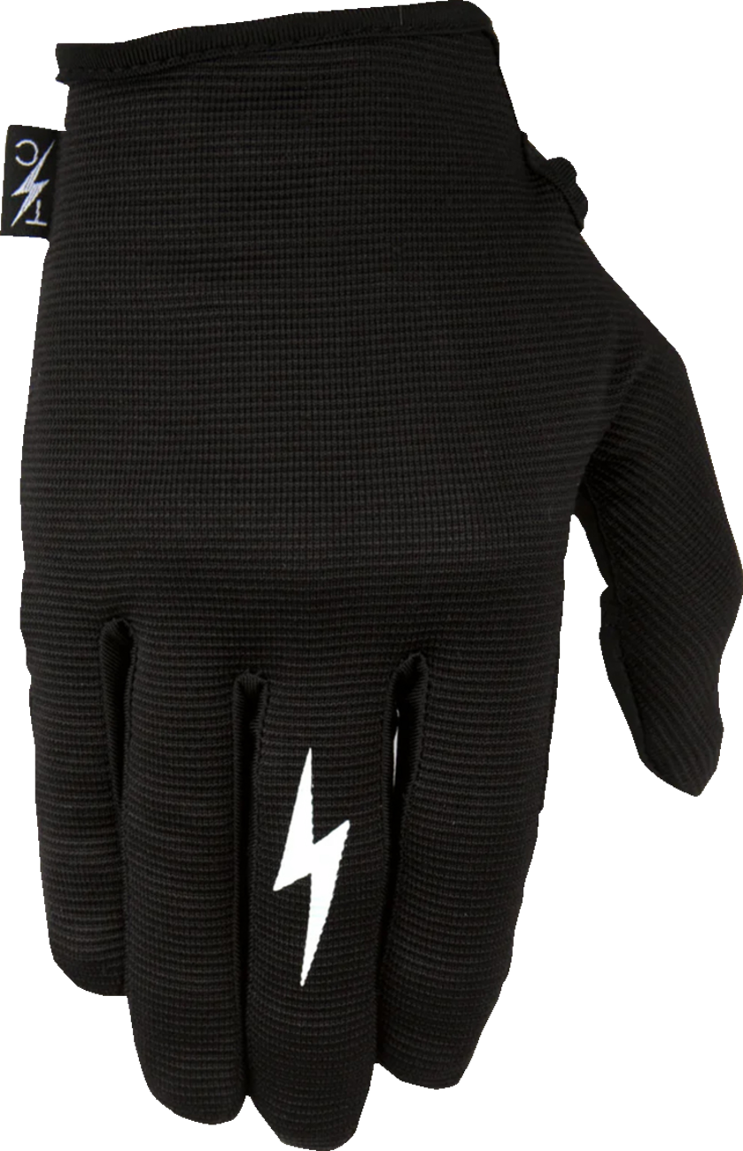 Stealth Leather Palm Gloves - Black - Small - Lutzka's Garage