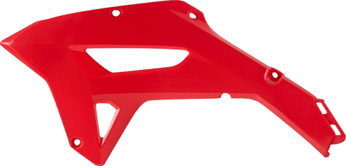 Radiator Cover - Red - CRF 450RX - Lutzka's Garage