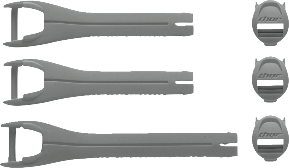 Youth Blitz XR Boots Strap Kit - Gray/Charcoal